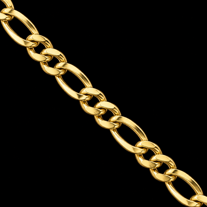Detalle macro del tejido Cartier de la cadena de oro de 4 mm, DP&C Joyas