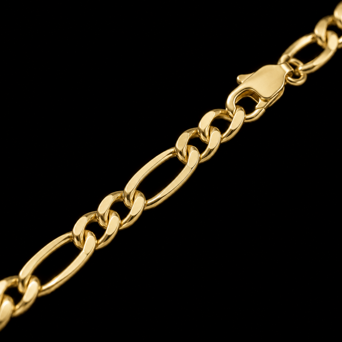 Detalle macro del tejido Cartier del pulso de oro de 3 mm, DP&C Joyas